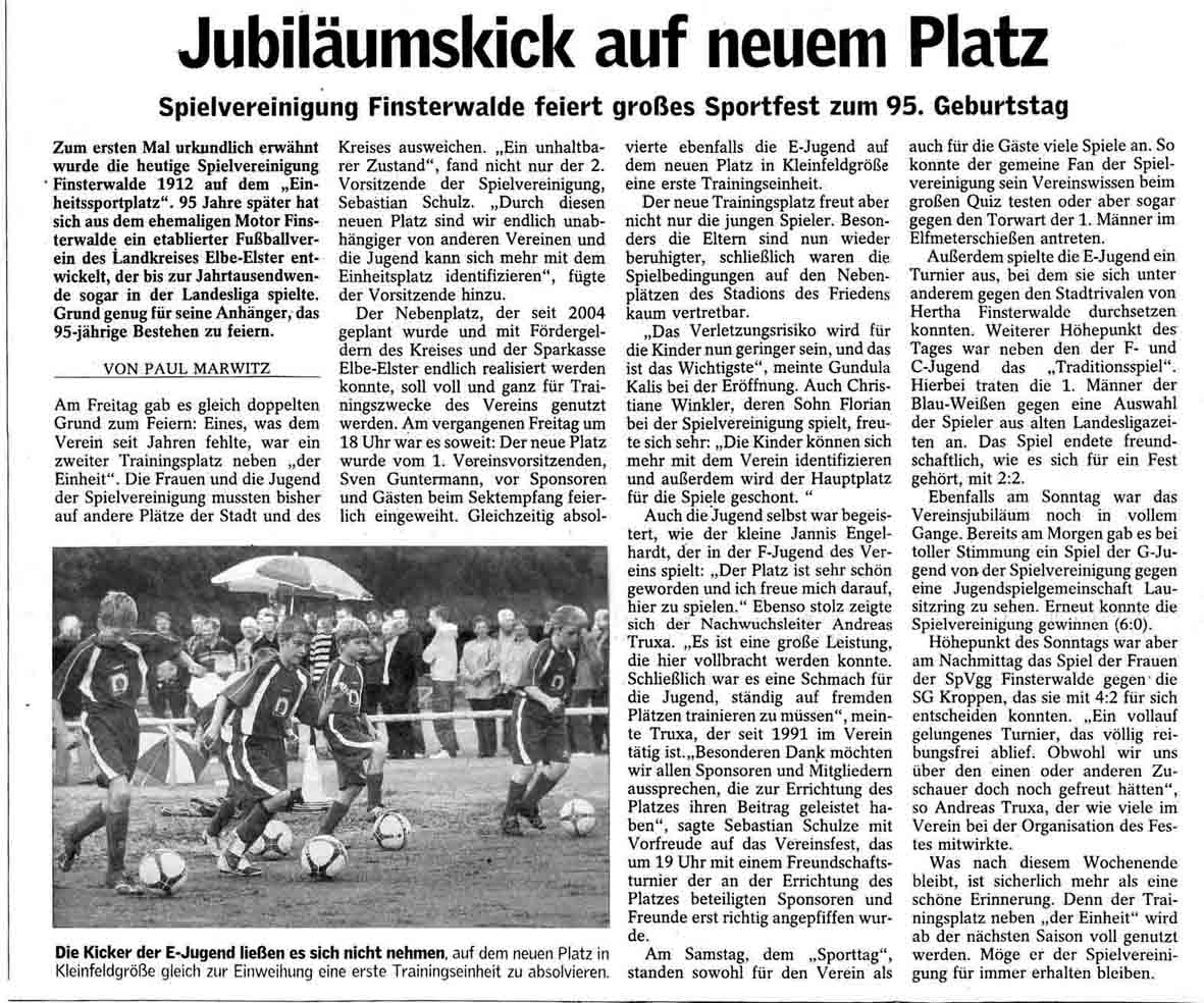 LR-Bericht zum 95-jährigen Jubiläum