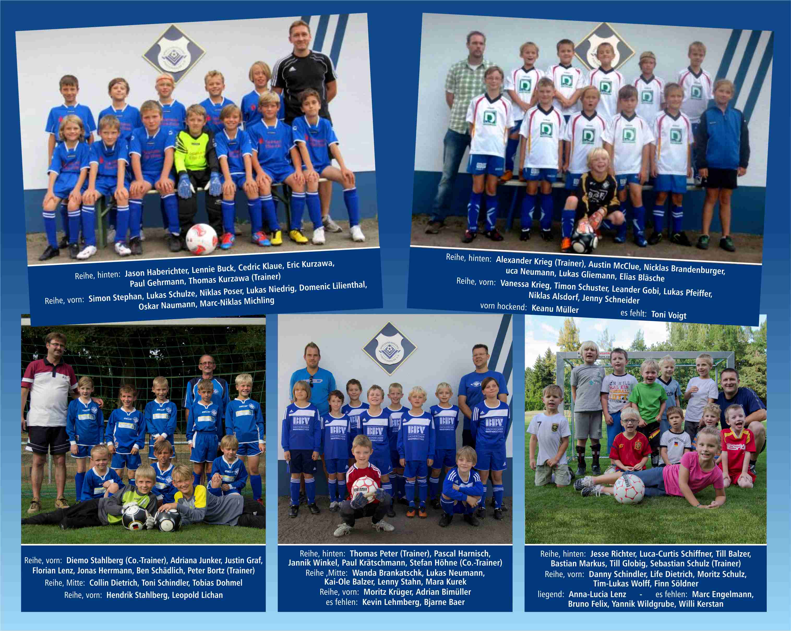 2012/13: E1 (o.l.)/E2 (o.r.)/F1 (u.l.)/F2 (u.M.)/G (u.r.)