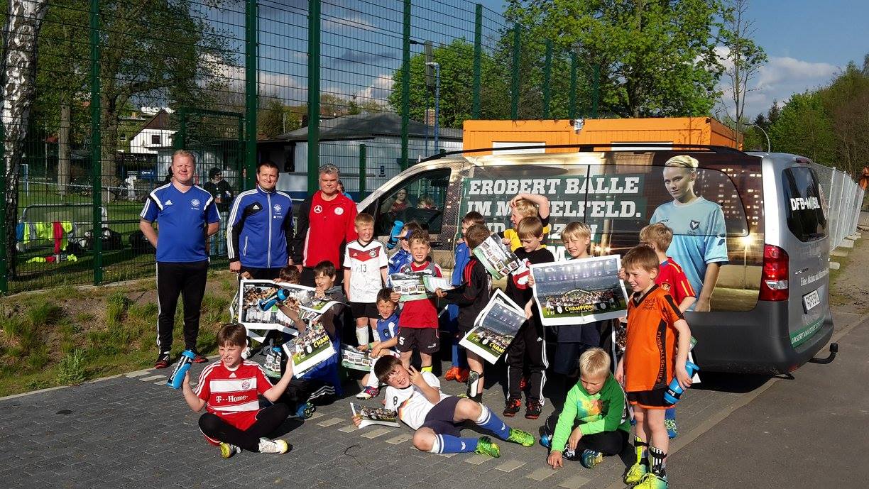 Das DFB-Team trainierte unseren Nachwuchs.