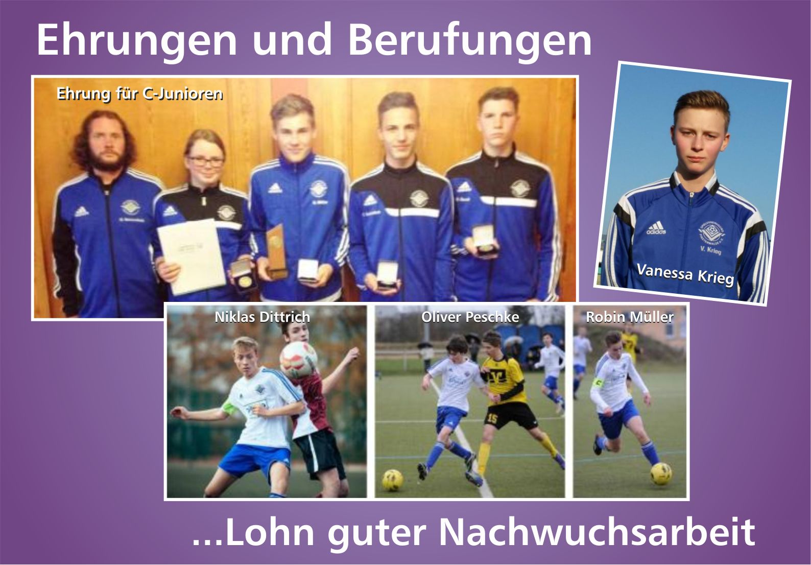 Bestätigung für die gute Nachwuchsarbeit.