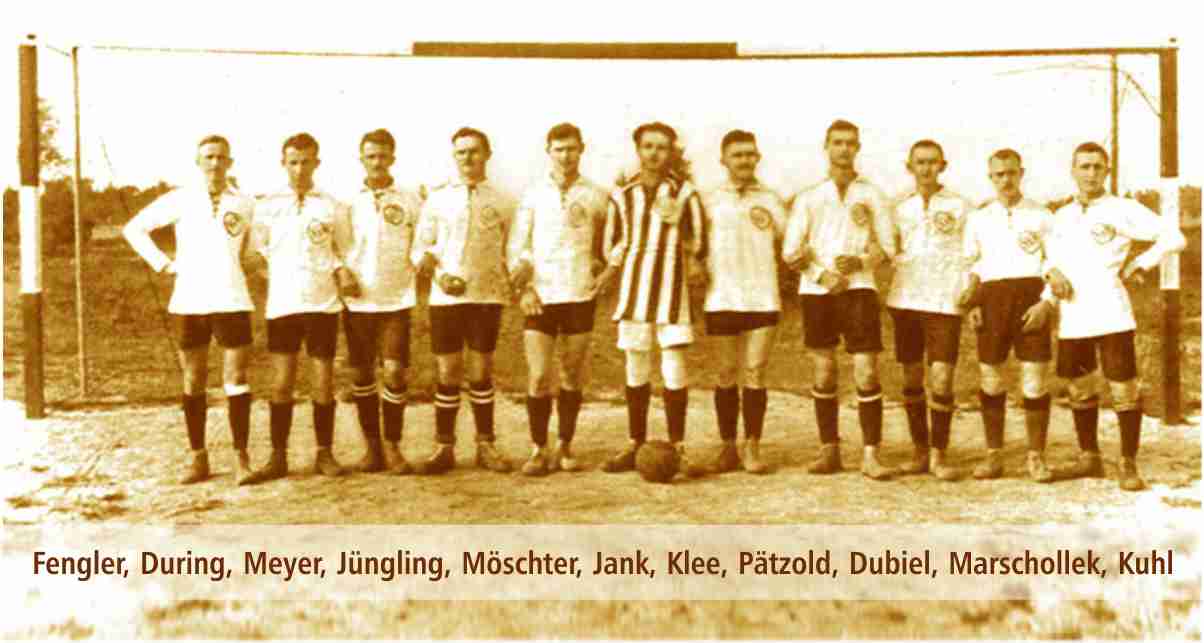 1920 Männerteam des VfB Finsterwalde