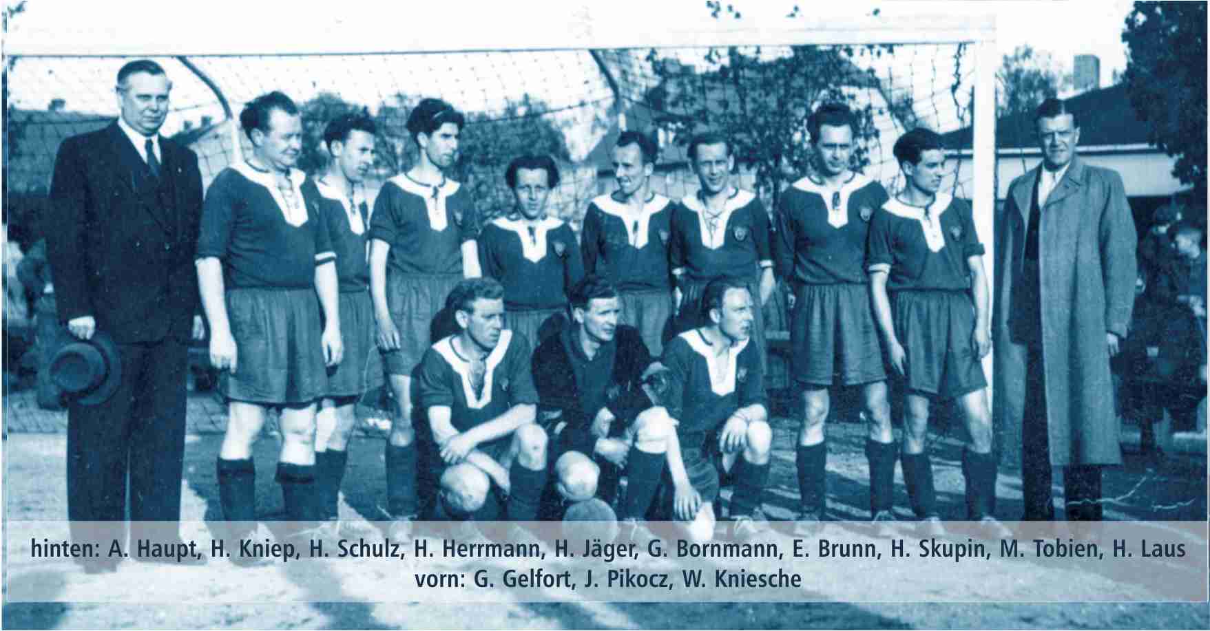 1952 - Team der 1. Männer der BSG