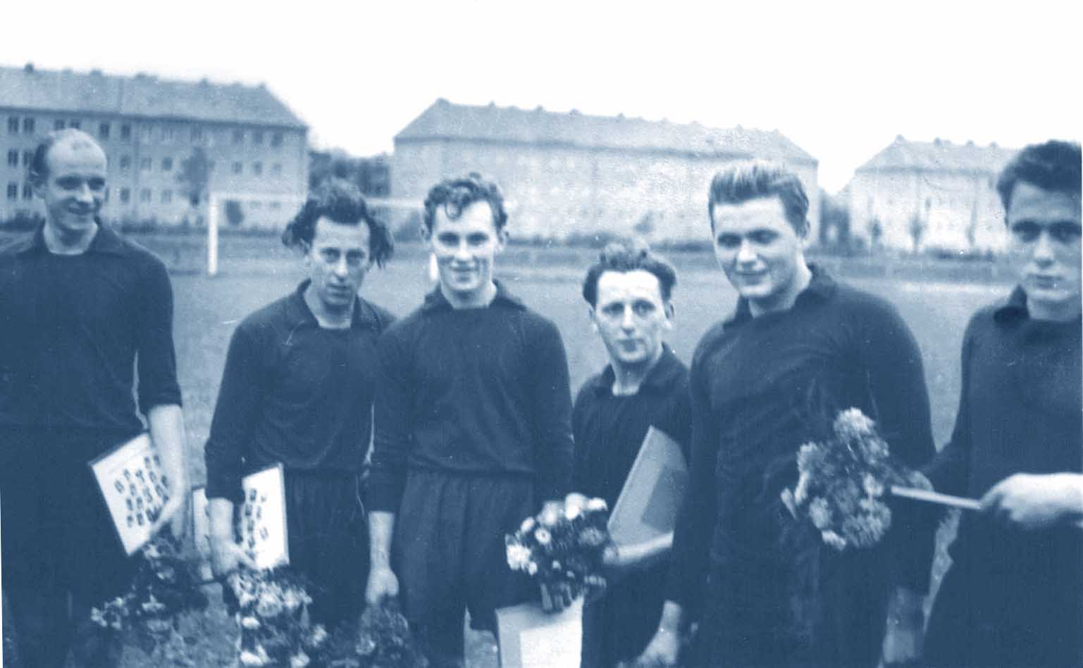 "Meister" Bendig, Schulz, Dittrich, Jäger, Penk und Bossing